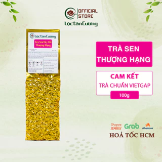 Trà Sen Tây Hồ Thượng Hạng Lộc Tân Cương Túi 100g, Trà Ướp Hoa Sen Cao Cấp