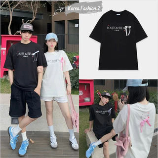 Áo Thun Outerity Self Love thắt nơ 2 màu unisex localbrand nam nữ đồ đôi cực đẹp hot trend 2024