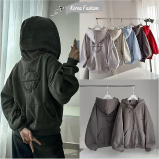 Áo hoodie Dessuu túi NGƯỢC form boxy tay phồng nhiều màu unisex  hot trend 2024