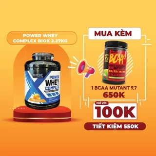 Sữa Tăng Cơ Power Whey Complex BioX - Hộp 2.27kg