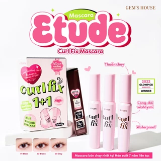Mascara siêu cong Etude House Curl Fix 8g ( tách set oliveyoung)