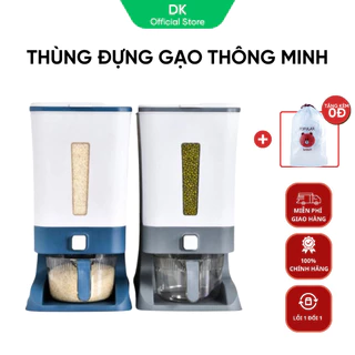 Thùng Đựng Gạo SEKA 12 Kg Thông Minh Cho Gia Đình Có Cốc Kèm Nút Bấm Tự Động Tiện Lợi Chính Hãng Bảo Hành 12 Tháng