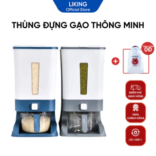 Thùng Đựng Gạo SEKA Doron 12 Kg Thông Minh Cho Gia Đình Có Cốc Kèm Nút Bấm Tự Động Tiện Lợi Chính Hãng Bảo Hành 12 Tháng