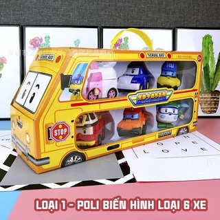 Đồ Chơi ô tô Biến Hình- Biệt Đội Xe Cứu Hộ Robocar Poli và những người bạn, Cầu trượt Biệt Đội 4 Chú Chó Cứu Hộ