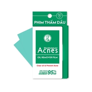 Phim thấm dầu kiểm soát nhờn ngăn ngừa mụn Acnes Oil Remover Film 50tờ