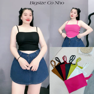 Áo Dây Bigsize Nữ Đi Biển Đi Chơi,Áo Croptop Kiểu 2 Dây Dáng Ôm Đi Biển Vải Gân Tăm Co Giãn Thoải Mái Mặc Mát Mã G118