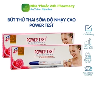 Bút thử thai sớm Power Test, thử thai nhanh, chính xác, Hộp 1 bút