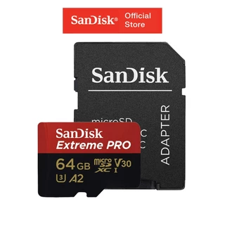 Thẻ Nhớ MicroSDXC SanDisk Extreme Pro V30 A2 64GB 200MB/s SDSQXCU-064G-GN6MA