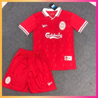 Áo Bóng Đá CLB Liverpool 2007 Ngắn Tay Phong Cách Retro - Chuẩn Mẫu Thi Đấu - Vải Polyester Gai Thái T