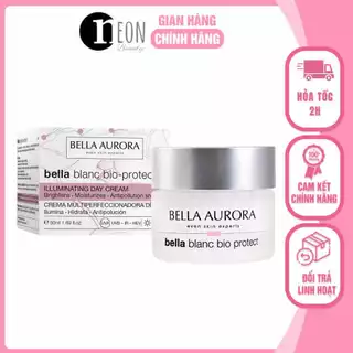 Kem Dưỡng Ngày Làm Sáng Da, Kiềm Dầu Bella Aurora Bella Blanc Bio-protect Illuminating Day Cream SPF 15 (50ml)