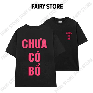 Áo Thun, Chưa Có Bồ, From Unisex Nam Nữ Cotton 100%