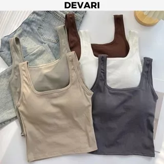 Áo bra nữ hai dây croptop dây chéo hở lưng gợi cảm quyến rũ đệm mút vừa nâng ngực DEVARI B1369