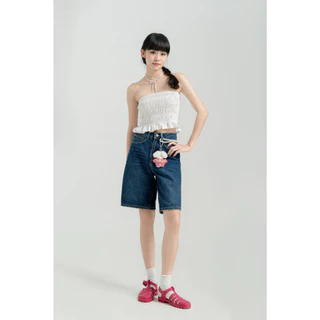 Quần short ngố xước lai trơn 2 màu LENclothing 10681-10682