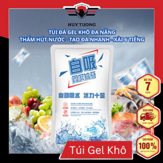 Túi đá gel khô bảo quản thực phẩm, túi gel đá sử dụng làm lạnh cho quạt, bảo quản thực phẩm,làm lạnh,giữ nhiệt-HUY TƯỞNG