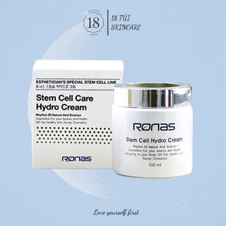 Kem Dưỡng Tế Bào Gốc Ronas Stem Cell Hydro Cream - Hộp 100ml