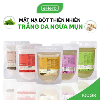 Mặt Nạ Bột Ngăn Ngừa Mụn, Giảm Thâm, Se Khít Chân Lông Trà Xanh, Diếp Cá MILAGANICS (100g/ Túi)