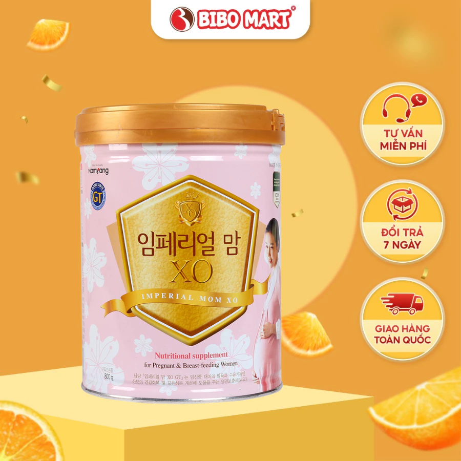 Sữa Bầu Imperial Mom XO Dinh Dưỡng Cho Mẹ Mang Thai Và Cho Con Bú Thơm Ngon Béo Ngậy - Bibo Mart