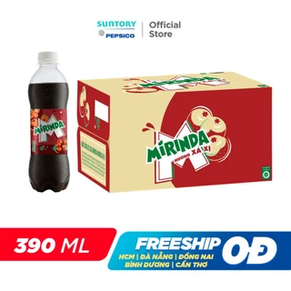 Thùng 24 Chai Nước Giải Khát Mirinda Xá Xị (390ml/chai)