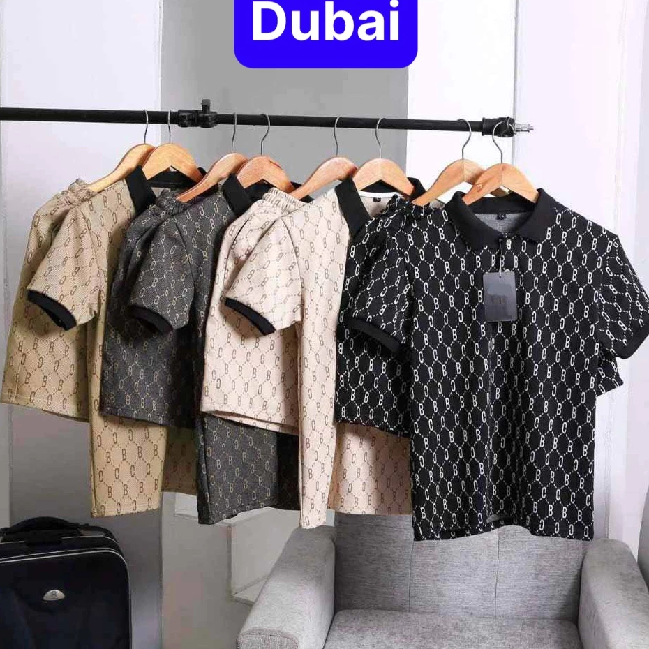 BỘ QUẦN ÁO NAM NỮ BC CỔ TRÒN CHẤT COTTON CHÉO THOÁNG MÁT PHONG CÁCH CAO CẤP MỚI - DUBAI FASHION