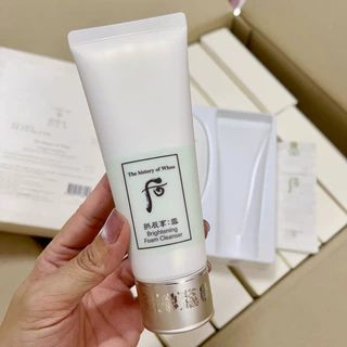 Tách 100ml date 2027- Sữa rửa mặt dưỡng trắng Whoo Gongjinhyang Seol Brightening Cleansing Foam