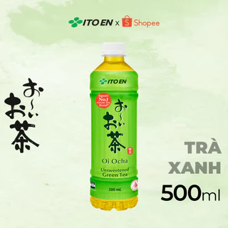 Trà Xanh Không Đường ITO EN, Oi Ocha chai 500mL