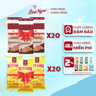 [Combo 20 Bánh] Bánh Mì Tươi Bảo Ngọc Đủ Vị Dinh Dưỡng Combo Ăn Sáng, Trưa, Tối Cho Cả Nhà