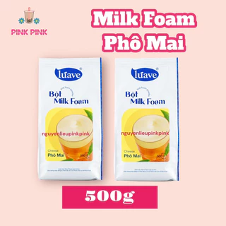 Bột Milk Foam Váng Sữa Phô Mai LUAVE 500g Từ Pink Pink Nguyên Liệu & Dụng cụ Pha Chế Đồ Uống