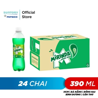 [HỎA TỐC]Thùng 24 Lon Nước Ngọt Có Gaz Mirinda Soda Kem(390ml/chai)