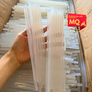 [Xưởng MQ]_Bó 50, 100 cây keo nến Nhỏ dài 25cm (~1kg keo) loại trong suốt dính chắc chắn