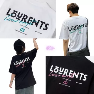 Áo Thun Phông In Chữ LOURENTS Chính Hãng Localbrand Dáng Rộng Unisex Cotton 250 gam 2 Chiều Thoang Mát