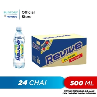 Thùng 24 Chai Nước Giải Khát Revive (500ml/chai)