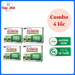 [Date 12.2024] Combo 4 Lốc Sữa Pha Sẵn Anlene đậm đặc 4x vani 125ml