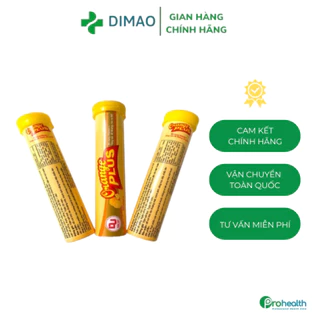 C Sủi vitamin Orange Plus Đại Uy hương cam - Tăng cường sức đề kháng, giảm mệt mỏi, giải độc cơ thể (Lọ 20 viên)