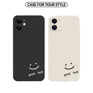 Ốp lưng Iphone 6G/XR/11/12 Pro/13 PM/14 PM/14+/15/....TPU 2024 viền bảo vệ camera hình Good Luck