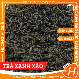 Trà Xanh Xào Bảo Lộc - Hộp 200g - Đặc Sản Bảo Lộc Lâm Đồng