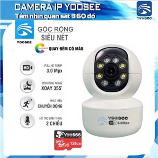 Camera Yoosee Wifi trong nhà 8 Led 6.0mpx Full HD 1080, Xoay 360 Độ, Xem Đêm Có Màu, Hỗ Trợ Đàm Thoại 2 Chiều