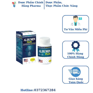 Viên Uống Bổ Sung Đạm Albumin Plus - Giúp Tăng Cường Thể Lực ( Lọ 60v)