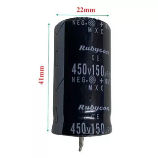 Tụ lộc nguồn 150uf - 450V hàng tháo máy (41x22mm) - LinhKien HD