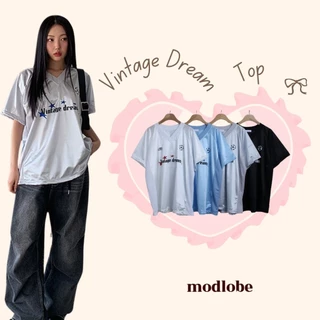 Áo kiểu nữ thể thao năng động mát mẻ mặc hằng ngày dễ phối đồ Modlobe Vintage Dream Top Hàn Quốc