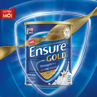 [Date mới 2026] Sữa bột Ensure gold 800g/ 850g Hương Vani