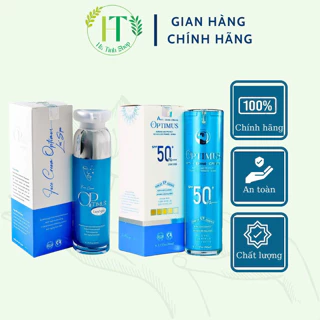 Combo Kem chống nắng và kem Face Optimus THANH MỘC HƯƠNG dưỡng da căng sáng mịn màng 50ml