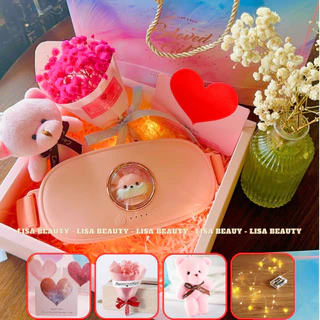 Máy Massage Bụng Kinh Nguyệt PREMIUM Hình CORGI Cute, Làm Ấm ,Chườm Nóng, Giảm Đau Bụng Kinh Lisa Beauty A05