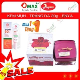 Kem Mụn ENYA Đỏ - ANTIRICH WHITENING CREAM REMOVE PIMPLES ACNES 20g - Giảm Mụn - Giảm Tác Nhân Gây Mụn - Dưỡng Trắng Da