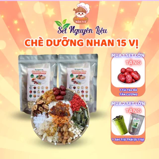 Che dưỡng nhan 15 vị set 250g