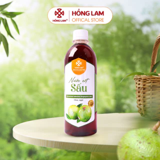 Nước cốt sấu tươi Hồng Lam chai (500ml). Có vị chua, ngọt