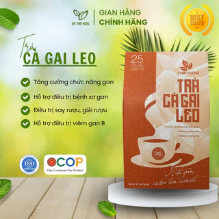 Trà Cà Gai Leo Túi Lọc An Thái Hưng Hỗ Trợ Giải Độc Mát Gan, Bảo vệ Gan An Toàn Không Phẩm Màu, Hương Liệu