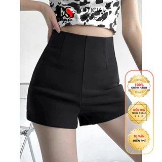 Quần Đùi Nữ Ngắn Quần Short Dance Lưng Cao Khóa Sau Vải Umi Co Giãn Đẹp H0046 - TOTOSA