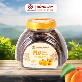 Mơ ngâm đường Hồng Lam, dạng hũ (650gr, 1000gr, 1600gr, 2400gr). Khi pha có vị chua ngọt thơm