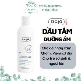 Sữa tắm Ziaja Med Atopy AZS 270ml làm sạch và dưỡng ẩm dịu nhẹ cho da nhạy cảm, khô, chàm, dị ứng