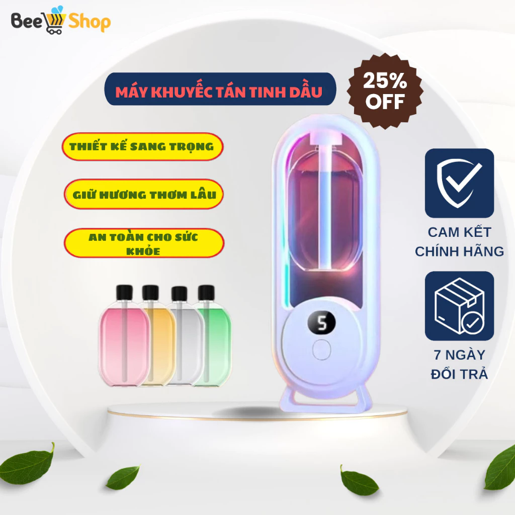 Máy Thơm Tự Động Tinh Dầu Sương Thơm Khuếch Tán Hương Thơm Máy Tạo Độ Ẩm Cho Phòng Ngủ  Phòng Tắm  Khách
